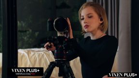 VIXENPLUS Bella Spark Seduces Nata Gold And BF In Intense Threesome