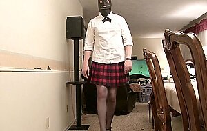 My new stainless steel chastity belt