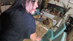 Smoking, Masturbation & Triple Facial on My Pantyhose & Shirt - Hardcore Fetish Play