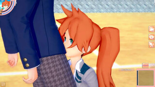 [Hentai Game Koikatsu! ]Have sex with Big tits My Hero Academia Itsuka Kendo.3DCG Erotic Anime Video