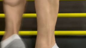 Yellow Bar Flex Socks and Barefeet