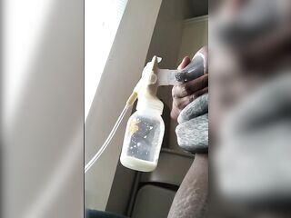 Black Lactating & Breast Pumping
