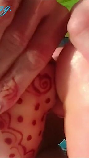Foot Massage Wet Feet Slippery Toes Light Foot Strokes Beautiful Nails Pedicure Sexy Ginnagg
