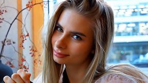 Captivating date at slender blonde sex