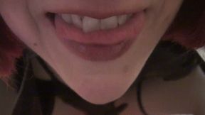 Temptress in Ivory Garter Stockings - Her Beautiful Body Drives You...