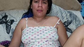 My Colombian Stepmother Calls Me to Her Room to Suck My Cock and I Get Fucked by Her Very Hot