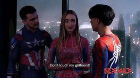 sexmex - spider girl banged by superheroes . lula