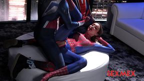 sexmex - spider girl banged by superheroes . lula