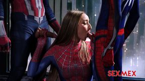 sexmex - spider girl banged by superheroes . lula