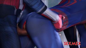 sexmex - spider girl banged by superheroes . lula