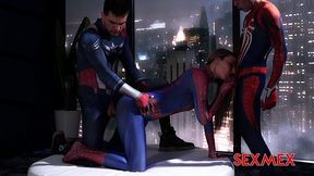 sexmex - spider girl banged by superheroes . lula
