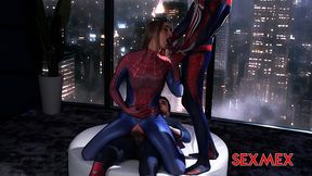 sexmex - spider girl banged by superheroes . lula
