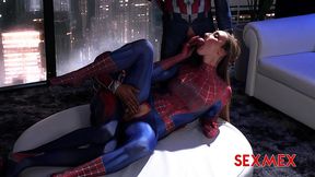 sexmex - spider girl banged by superheroes . lula