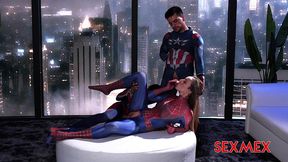 sexmex - spider girl banged by superheroes . lula