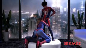 sexmex - spider girl banged by superheroes . lula