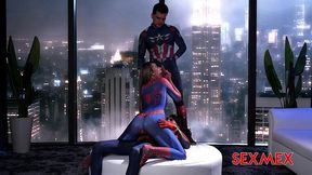 sexmex - spider girl banged by superheroes . lula