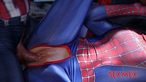 sexmex - spider girl banged by superheroes . lula