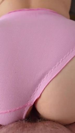 Fat pussy and big ass in pink wet panties for a good fuck - Full In My Profile