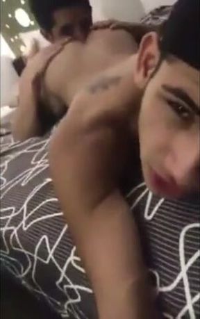 Hot twink rimmed while filming himself