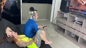 A GOOD BLOWJOB AND FUCK WHILE I RELAX BY PLAYING - SARAFILMS