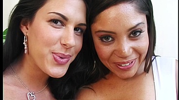 Luccia and Nikki Loren Threesome with Talon's Big Cock
