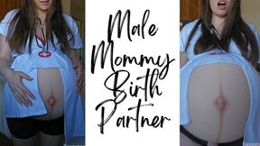 Male Mommy Birth Partner - A futanari scene featuring Belly Fetish, Pregnant, Labor, and Futa featuring MILF Sassypantz