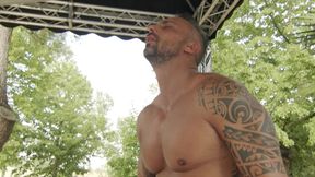 Tattooed Hotties Take Intense Anal Pounding Outdoors