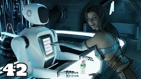 Petite Superstar Meets Alien Dick for Busty Fun in Stranded Space Game