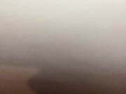 Delightfully JERKING OFF a FAT COCK in COMPRESSION SHORTS and COCK RING ** SLOW MOTION **