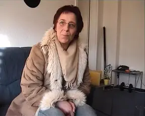 German granny pleases cock with pussy and mouth