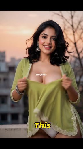 Curvy blonde amateur cheats on her desi Indian ass and shows big tits