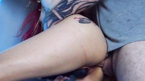 ”Ginger cosplayer devours prick before getting banged”