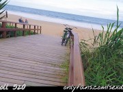 Sexy & Submissive Close Up POV Blowjob & Cum In Mouth Public Beach Sex