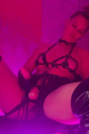 Latex Dominatrix - Strap-on, Whip &amp; Absolute Obedience Tease