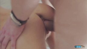 His best friend steps in to fuck his girlfriend in a wild threesome