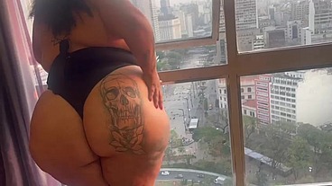 Bbw fumando na sua janela - Mary Jhuana