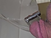 Taking a piss with a PA lock