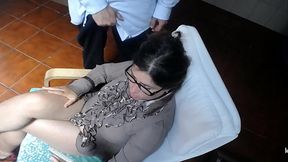 STUPID STUDENT TAKE AN EXAM TO DIRTY TEACHER WITH CUM ON HER FACE