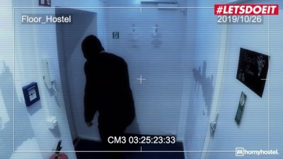 Horny Hostel: Busty Blonde Takes On a Sexy Intruder