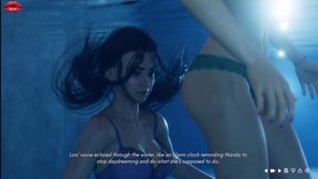 Mrs Denvers 17 Wanda and Lois Spend Quality Time Together in Swimingpool