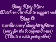 Sissy Kitty Hime short pee video