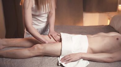 Oops This Massage Took a Wild Cumshot Turn