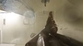 Tiny human Joe Takes a Shower with his Giantess Wife POV 1080