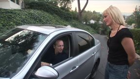 Blonde milf picked up on the street and anally slammed