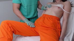 Imprisoned latina got her pussy fucked during a health checkup