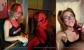 call me slo sucks a dick while smoking porn video