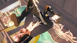 Zhongli has Anal invasion Bang-out - Genshin Influence