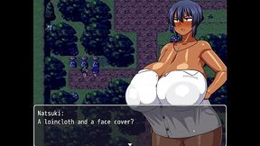 Tanned Girl Natsuki [ HENTAI Game ] Ep.6 weird guy is asking for a striptease !