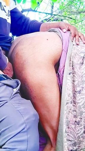 Epic moment from "Sister-in-law and brother-in-law enjoyed the jungle a lot."