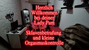 Petite submissive girl punished and denied orgasm